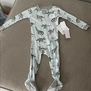 Burts Bees Baby Dinosaur Footie Pajamas